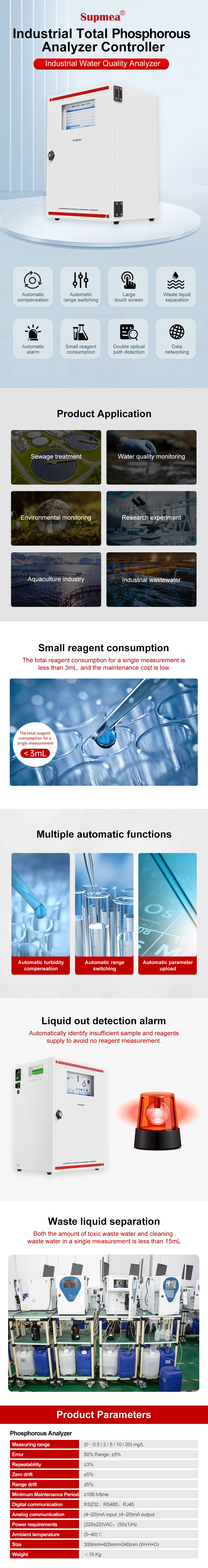 Total Phosphorous (TP) Analyzer Liquiline System